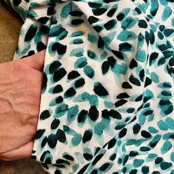 Vince Camuto Sleeveless High Neck Tie Waist Capri Jumpsuit 4 - Picture 13 of 16